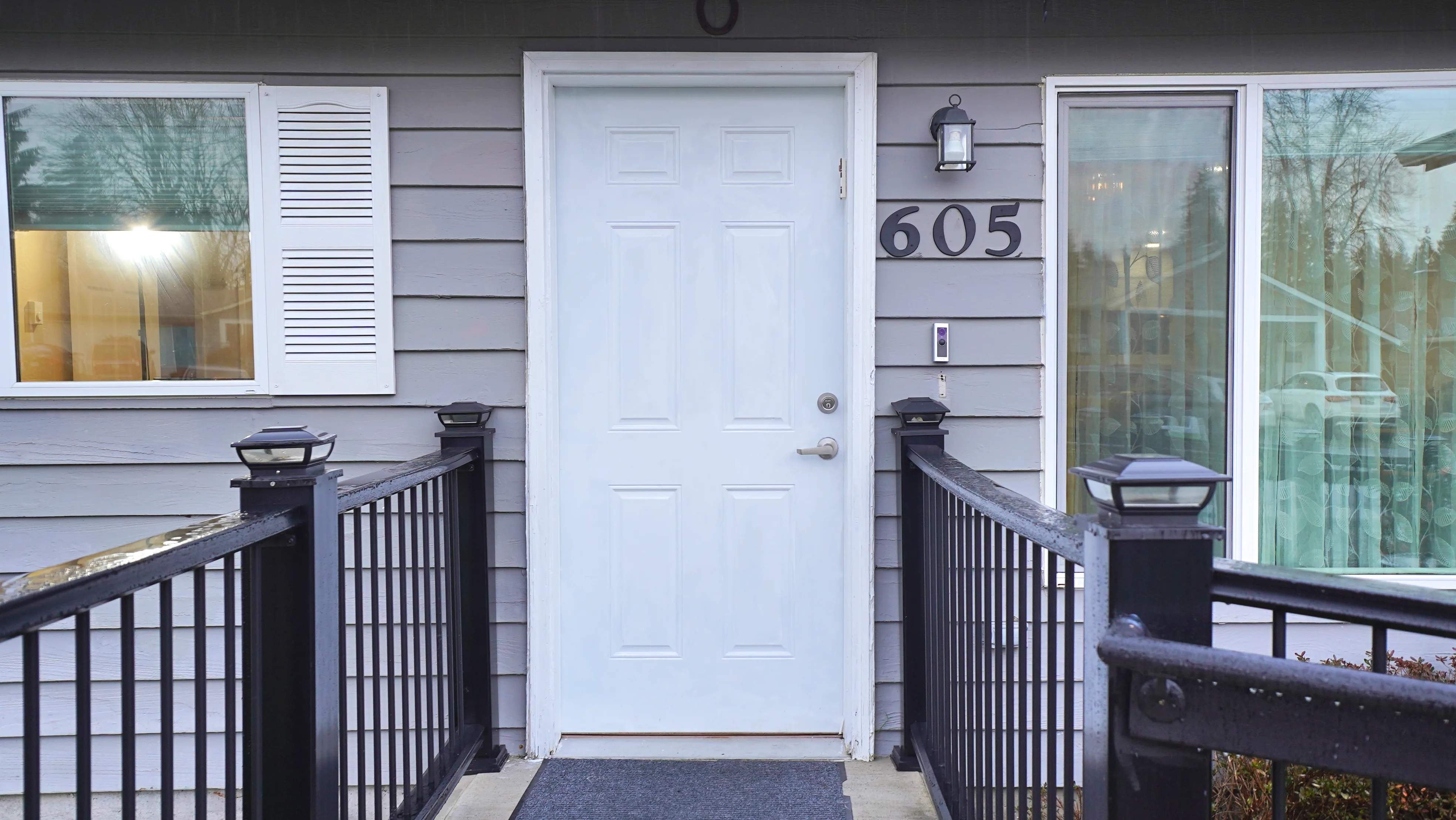 Welcoming front entrance