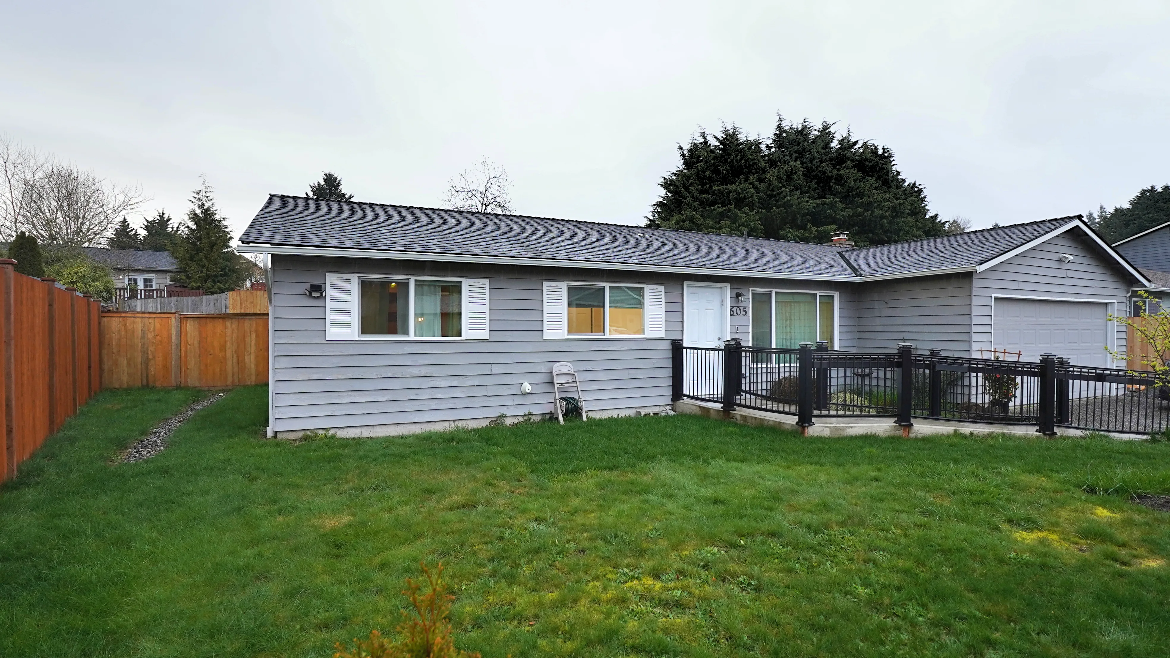 Exterior wide angle view