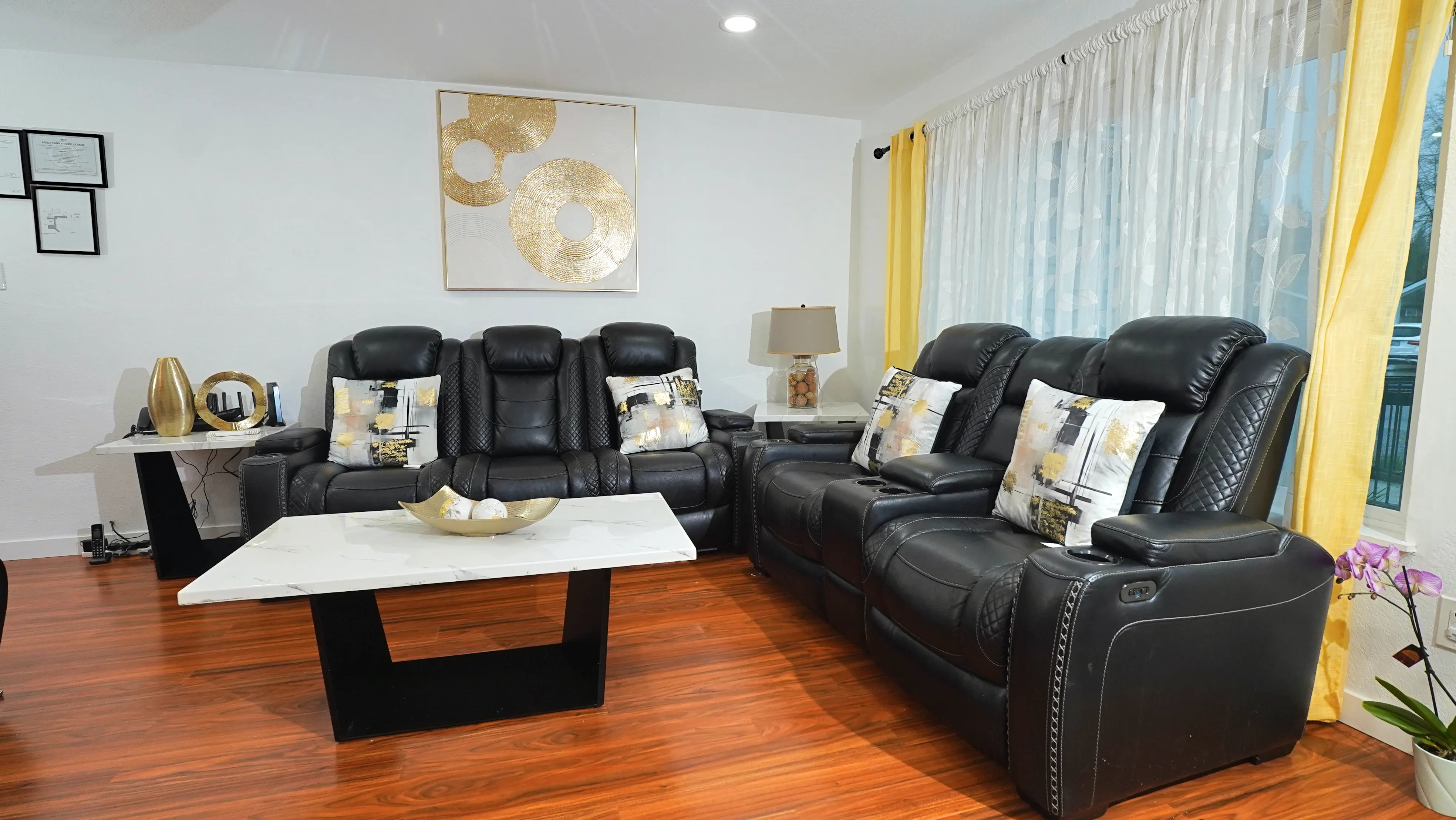 Comfortable recliner seating