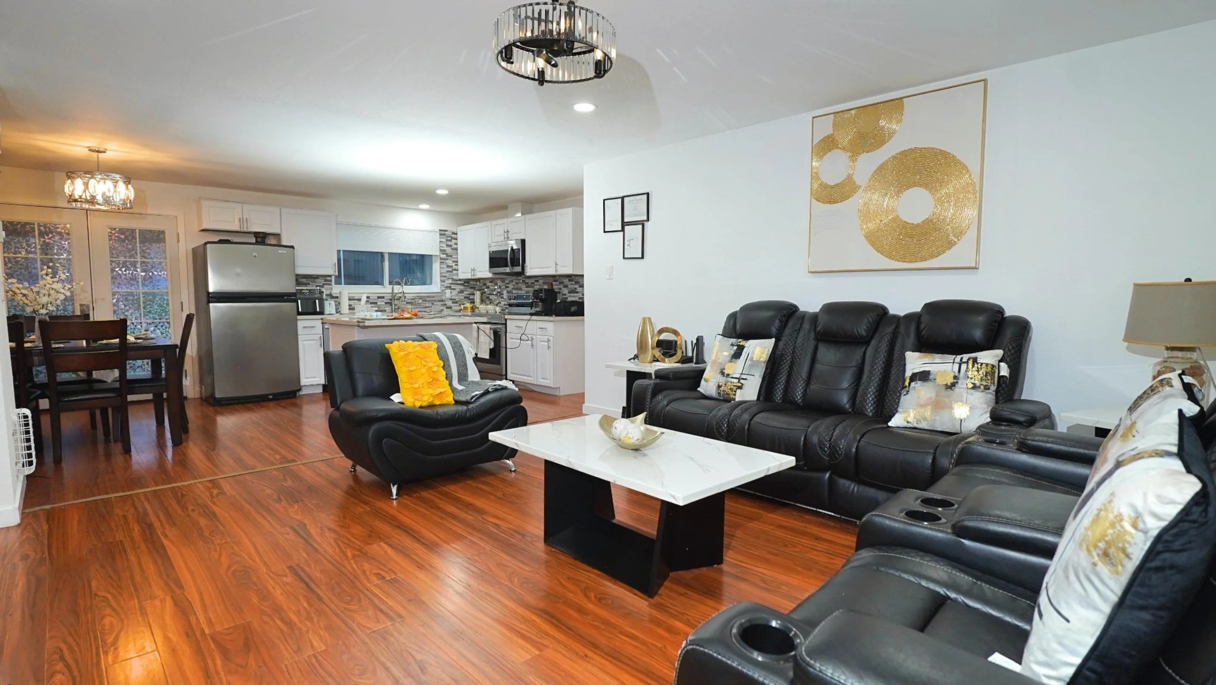 Open plan living space